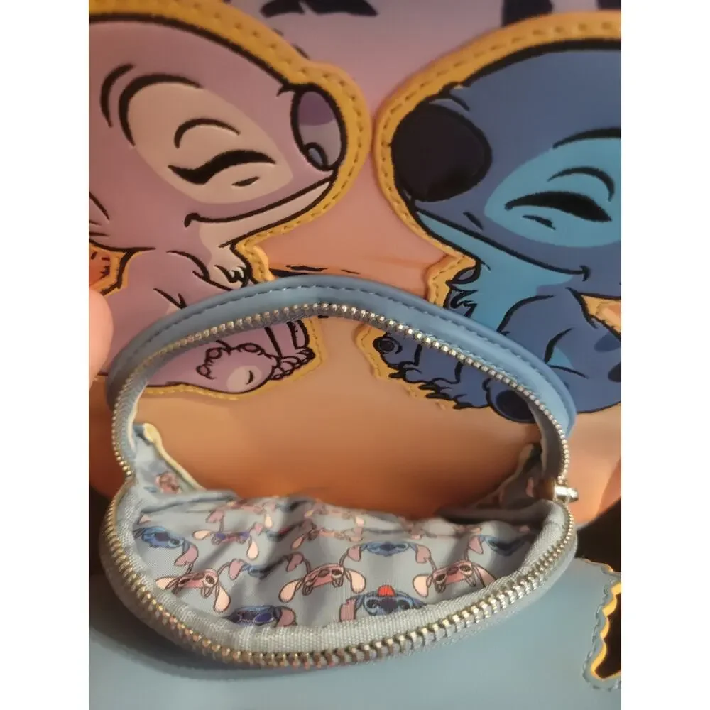 Disney Loungefly Angel Bag Mini Backpack Snow Cone Date Lilo&Stitch W/O Wallet
